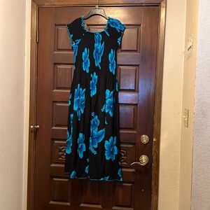Hawaiian midi dress